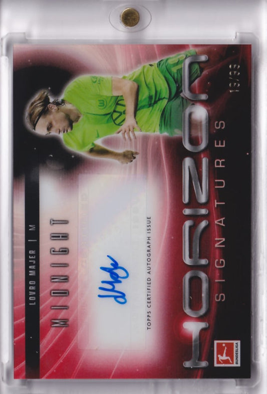 2024-25 TOPPS Midnight Bundesliga Lovro Majer Auto /99 VFL Wolfsburg