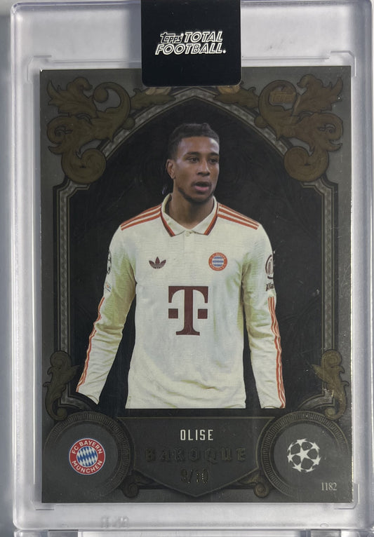 2024 Topps Total Football Baroque Michael Olise Karte 9/10 FC Bayern.