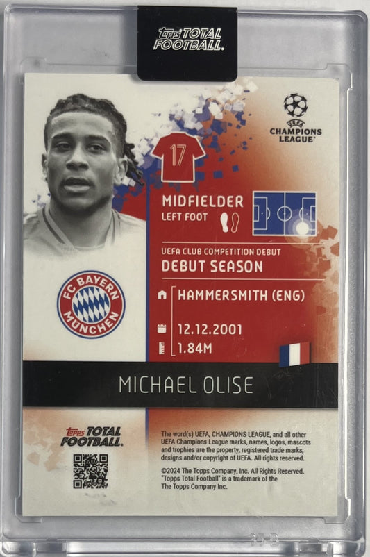 2024 Topps Total Football Baroque Michael Olise 9/10 FC Bayern München