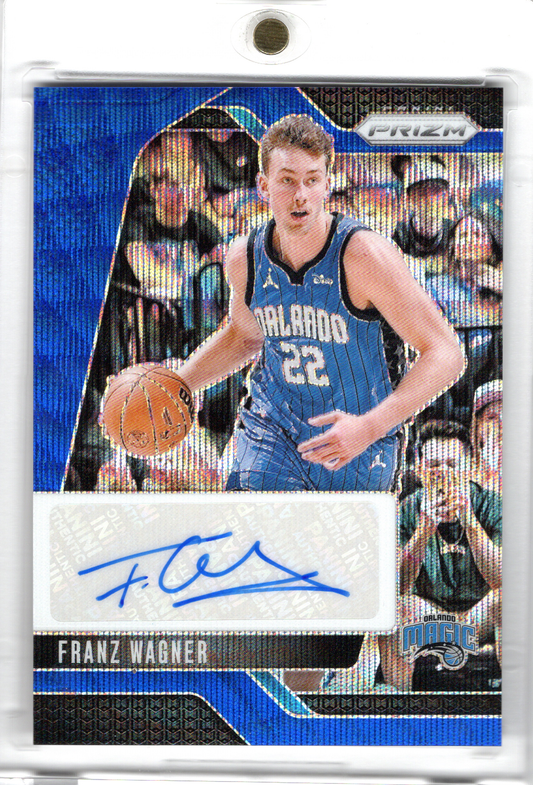 2024-25 Panini Prizm Blue Wave Auto Franz Wagner 