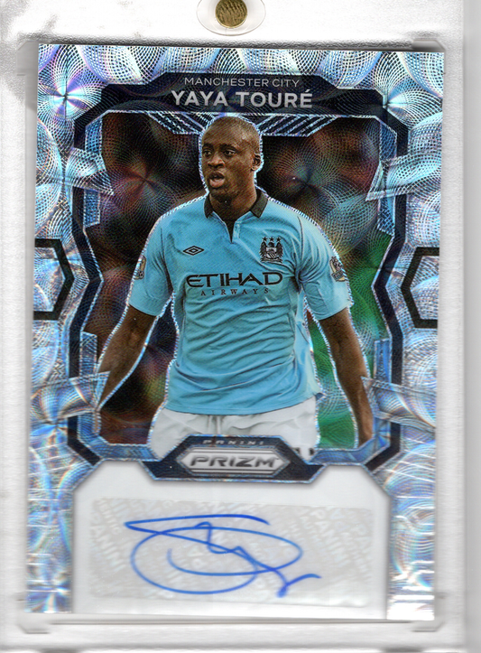 2023-24 Panini Select Premier League Scope Prizm Auto Yaya Toure