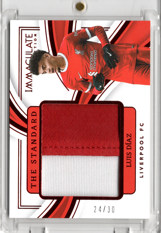 2023-24 Panini Immaculate Soccer The Standard Patch Luis Diaz /30 Liverpool FC