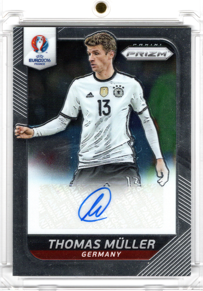 2016 Panini Prizm Soccer UEFA Euro Auto Thomas Müller DFB