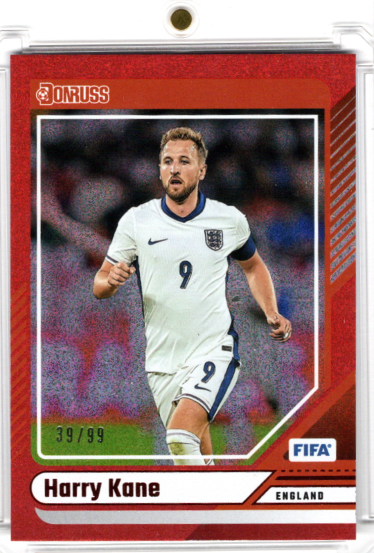 2024-25 Panini Donruss Soccer Red Harry Kane 39/99 England