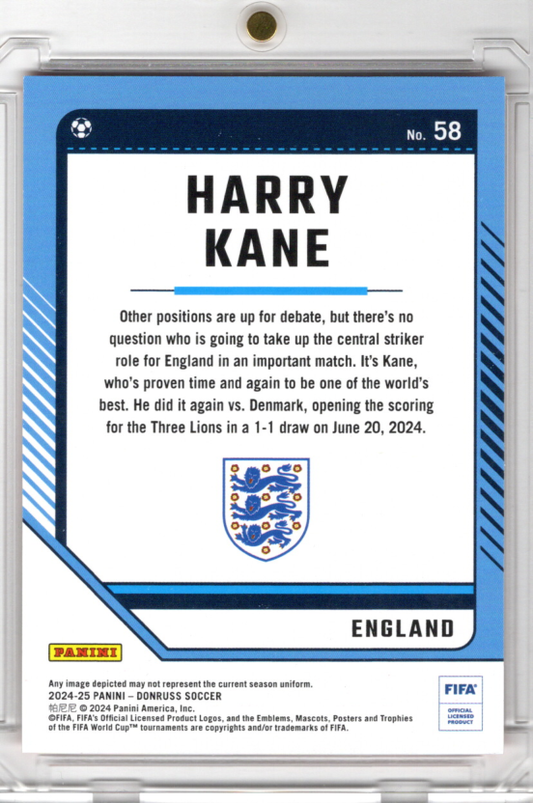 2024-25 Panini Donruss Soccer Red Harry Kane 39/99 England