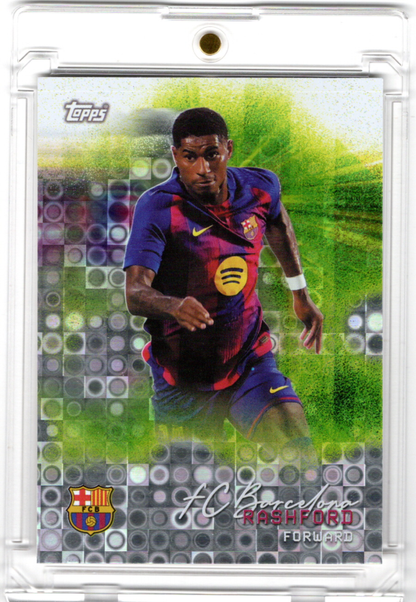 2025-26 Topps FC Barcelona Team Set Marcus Rashford Pitch Pursuits