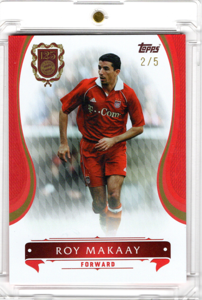 2025 Topps 125 Jahre FC Bayern Set Roy Makaay Karte 2/5.