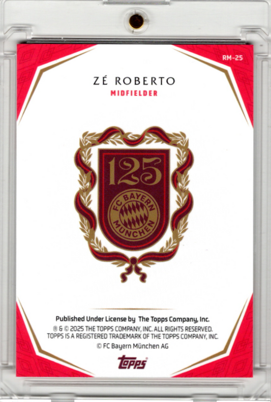 2025 Topps 125 Jahre FC Bayern Set Rekordmeister Ze Roberto 3/5