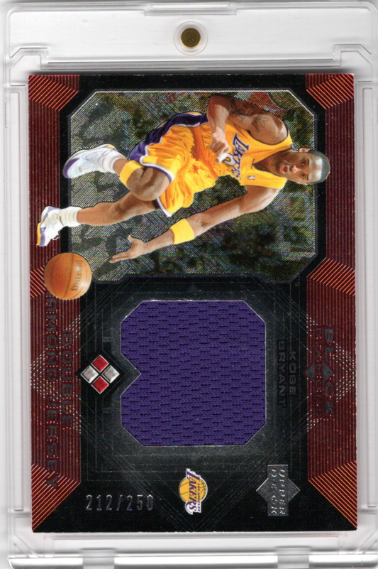 2004 Upper Deck Double Diamond Jersey Kobe Bryant Karte 212/250 LA Lakers.
