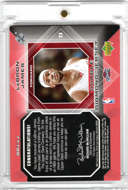 2004 Upper Deck Black Diamond Jersey Lebron James 37/250 Cleveland Cavaliers