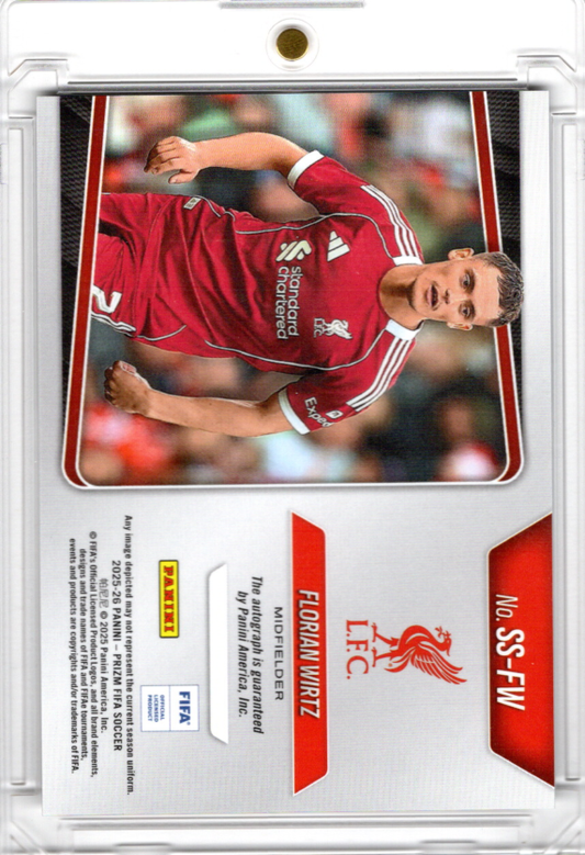 2025-26 Panini Prizm FIFA Sensation Signatures Auto Florian Wirtz Liverpool FC
