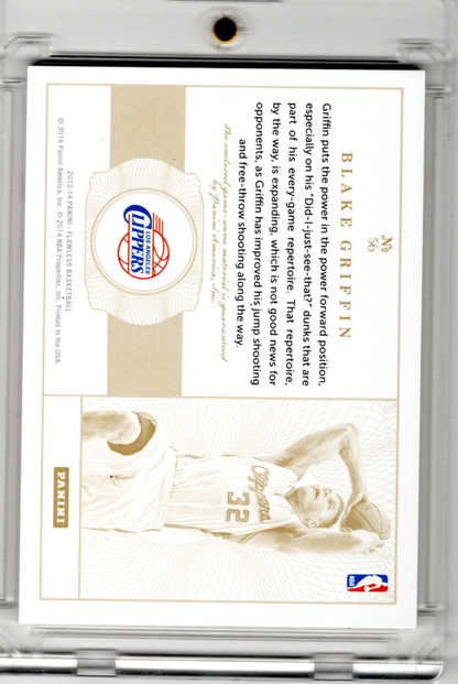 2013-14 Panini Flawless Patches Blake Griffin 07/25 Los Angeles Clippers